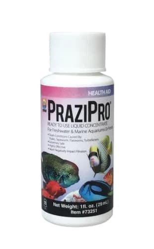 Aquarium Solutions PraziPro Parasite Treatment 29.57ml (1 fl oz) | Safe for Freshwater, Marine, and Ponds thumbnail 1