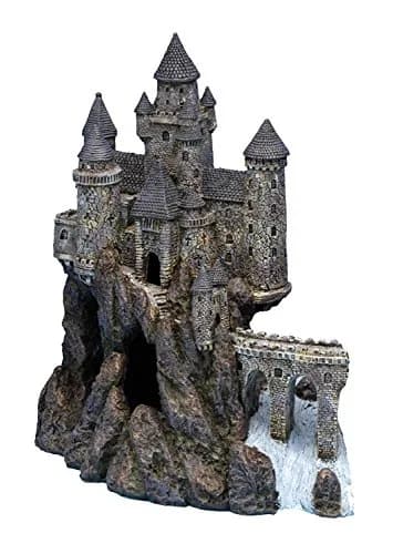 Penn-Plax Wizard’s Castle Aquarium Decoration – Extra Large, Safe Resin, 12.75”W x 6.5”D x 14”H | Whimsical Fish Tank Ornament thumbnail 1