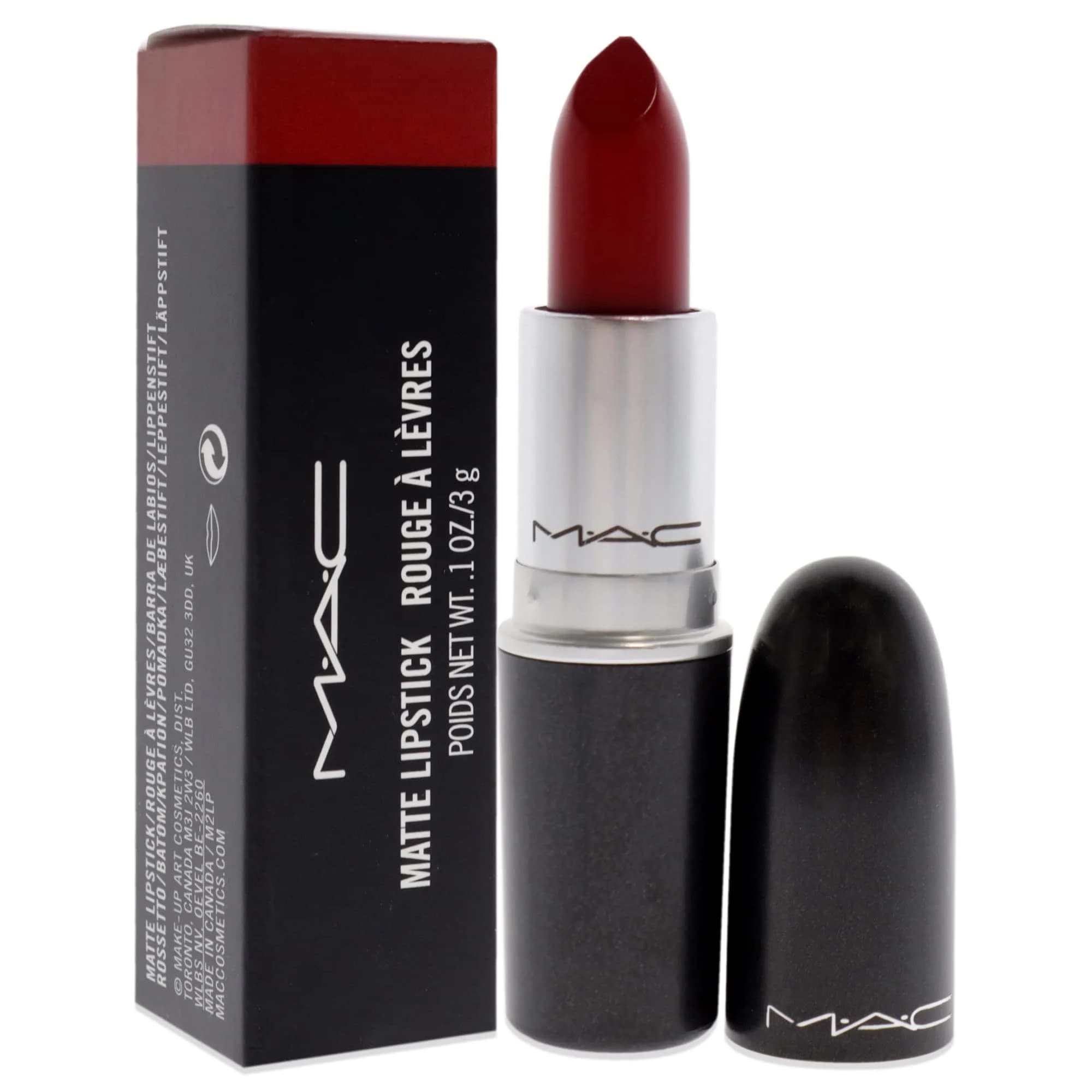 MAC Lipstick - Fresh Moroccan (Frost) -3g/0.1oz | Frost Finish, Hydrating, Moisturizing — Russian Red thumbnail 3