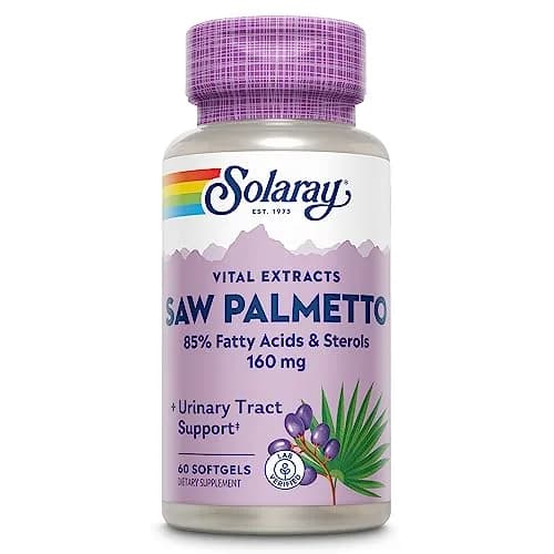 SOLARAY Saw Palmetto Extract 60 Softgels | Prostate & Urinary Support in India thumbnail 1