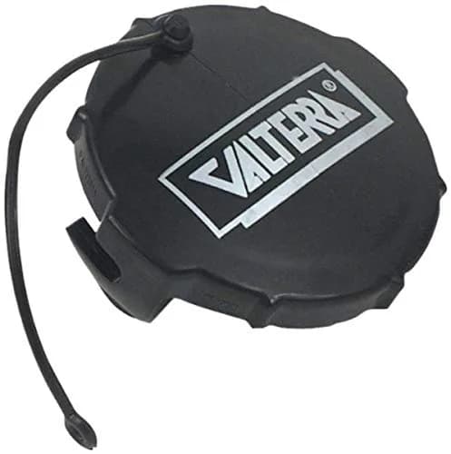 Valterra T1020 3" Black Termination Cap with Bayonet Hook | RV Waste Valve Cap for Secure, Leak-Proof Connections thumbnail 1