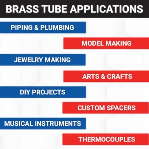 K&S Precision Metals Round Brass Tube 11/32" OD x 0.014" Wall x 12" Long | Precision Metal Tubing for Crafts & Projects thumbnail 6