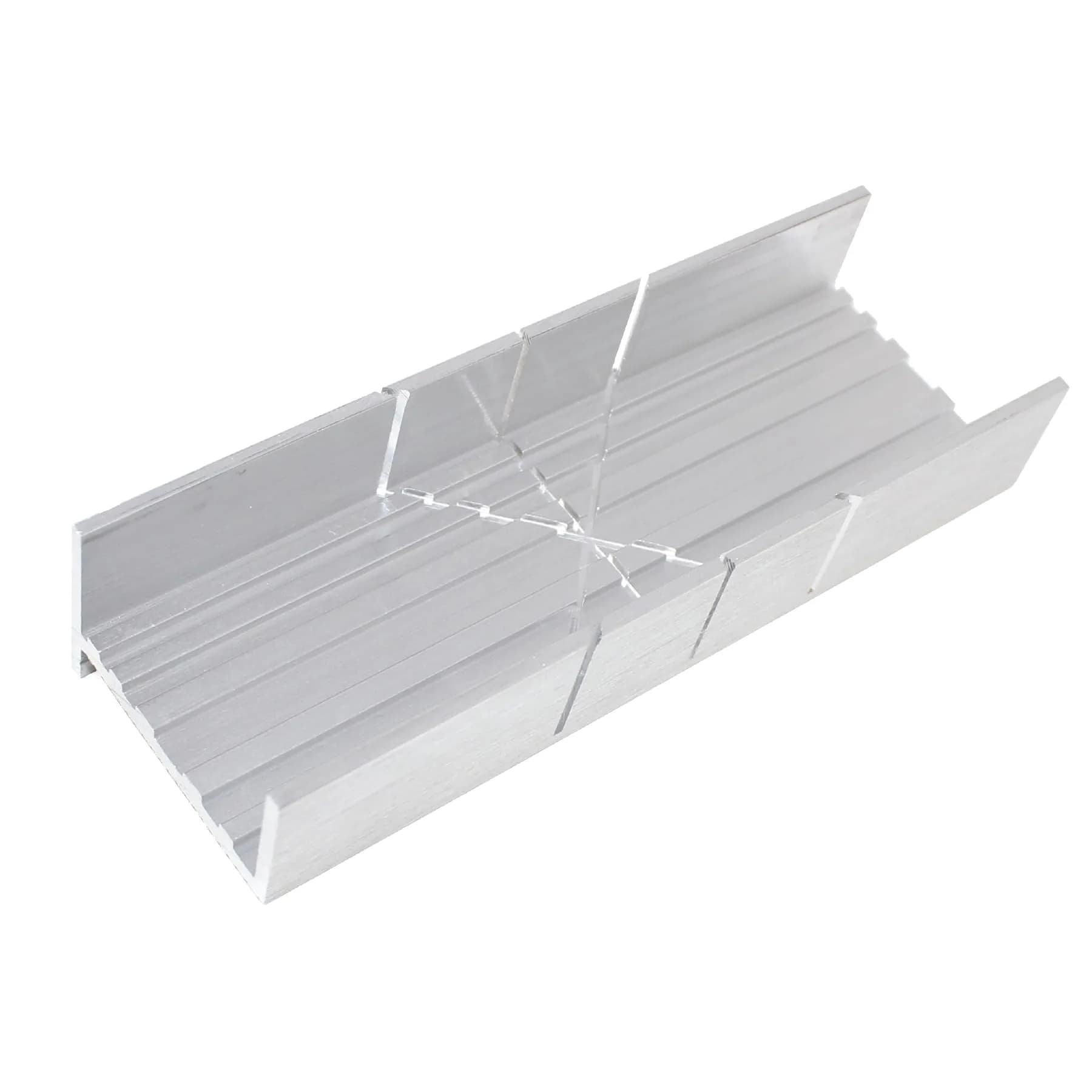 Excel Blades 6-Inch Aluminum & Steel Mitre Box | Precision Cuts for Wood, Plastic, Soft Metals