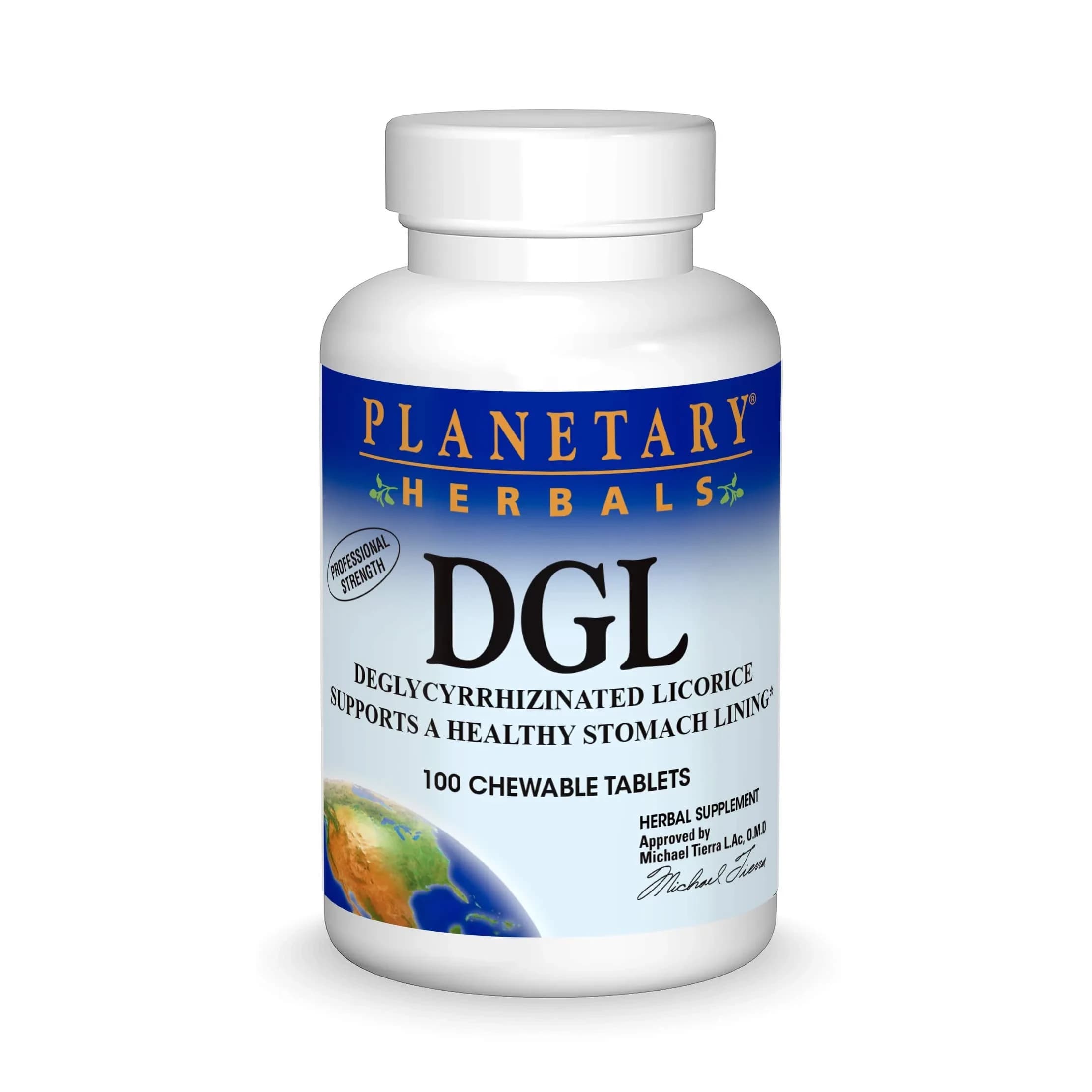 Planetary Herbals DGL Licorice Tablets 100 Count | Supports Digestive Tract & Adrenal Function - main product image
