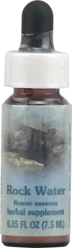 Flower Essence Services Rock Water Herbal Supplement Dropper 0.25 Fl Oz | Supports Flexibility & Receptivity thumbnail 1
