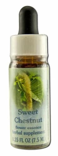 FLOWER ESSENCE SERVICES Sweet Chestnut Herbal Supplement Dropper 0.25 Fl Oz | Spiritual Depth & Faith Support thumbnail 1