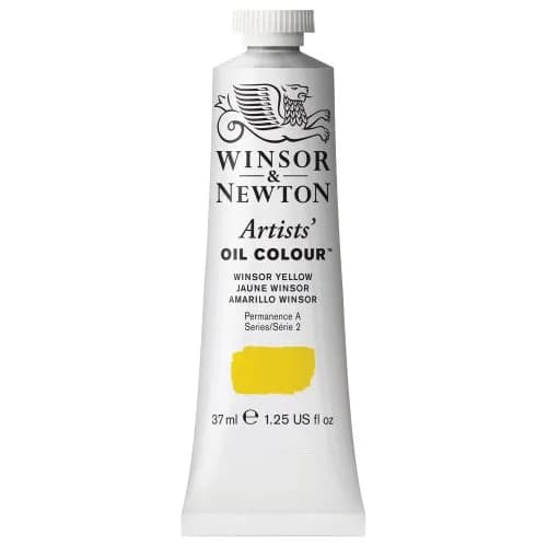 Winsor & Newton Artists' Oil Paint Winsor Yellow 37ml (1.25 Fl Oz) | Professional Grade Oil Paint for Canvas and Paper thumbnail 1
