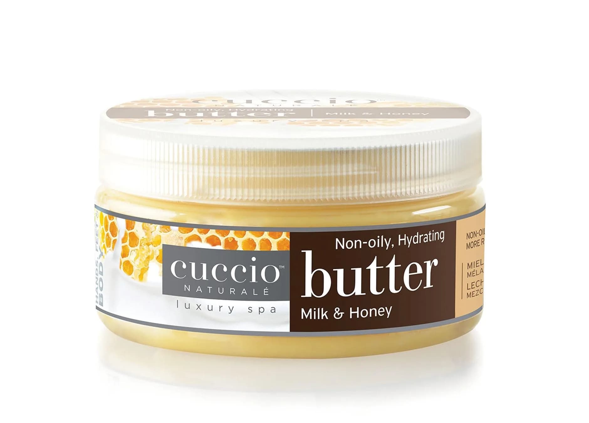 Cuccio Naturalé Butter Blend Vanilla Bean & Sugar 8 Fl Oz | Non-Greasy, Hydrating Body & Hand Lotion for Dry Skin — Milk and Honey / 8 Ounce