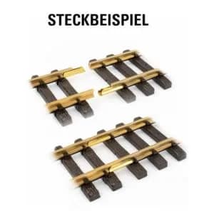LGB Metal Rail Joiners for G Scale Track | Pack of 10, Brass thumbnail 4