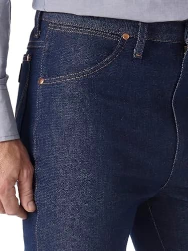 Wrangler Men's 0936 Cowboy Cut Slim Fit Jean, Rigid Indigo, 29W x 30L | Authentic Western Style Fit thumbnail 5