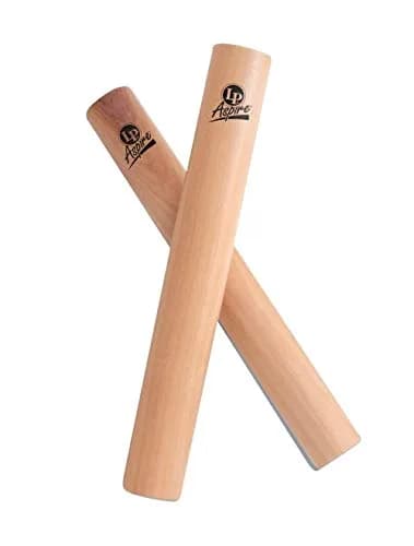 Latin Percussion White Wood Clave Pair | Authentic USA Import for Indian Musicians thumbnail 2