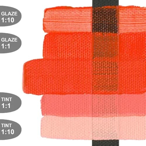 GOLDEN Heavy Body Acrylics, Cadmium Red Light, 2 fl. oz. Tube | Thick, buttery artist acrylic paint thumbnail 4