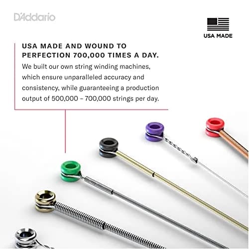 D'Addario XL ProSteels Bass Strings EPS160 Medium 50-105 4-String | Bright Punch & Tight Lows thumbnail 5