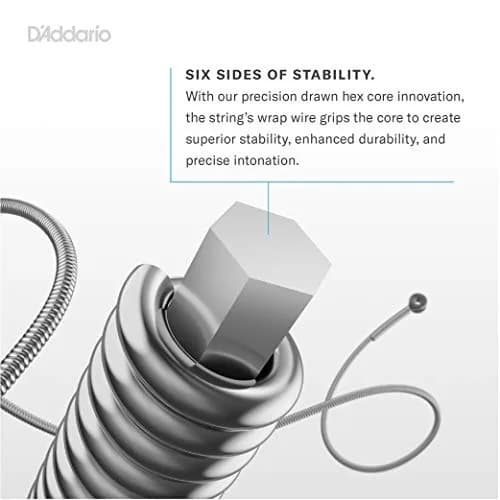 D'Addario XL ProSteels Bass Strings EPS160 Medium 50-105 4-String | Bright Punch & Tight Lows thumbnail 4