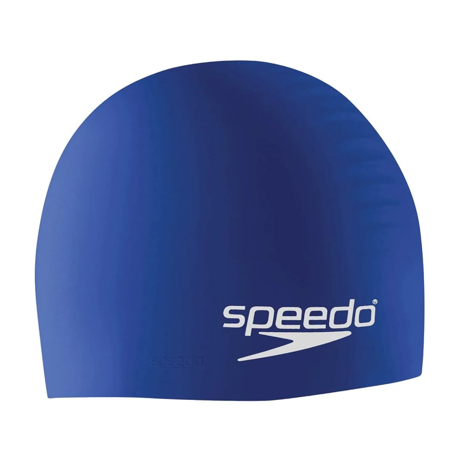 Speedo Silicone Swim Cap Blue | Protects Hair from Chlorine