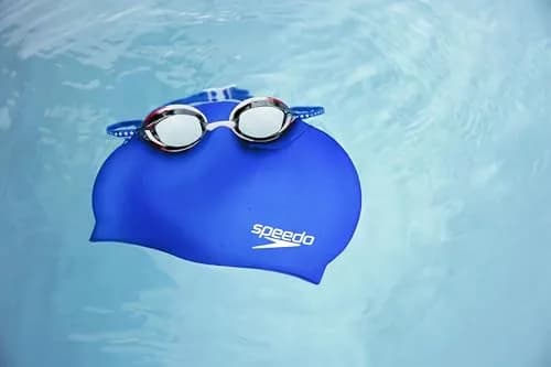 Speedo Silicone Swim Cap Blue | Protects Hair from Chlorine thumbnail 6