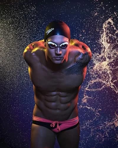 Speedo Silicone Swim Cap Blue | Protects Hair from Chlorine thumbnail 8