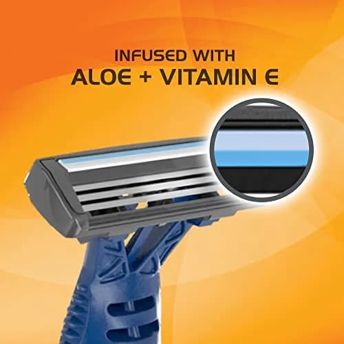 BIC Comfort 3 Advance Disposable Razors for Men | Close & Soothing Shave, 4 Pack thumbnail 5