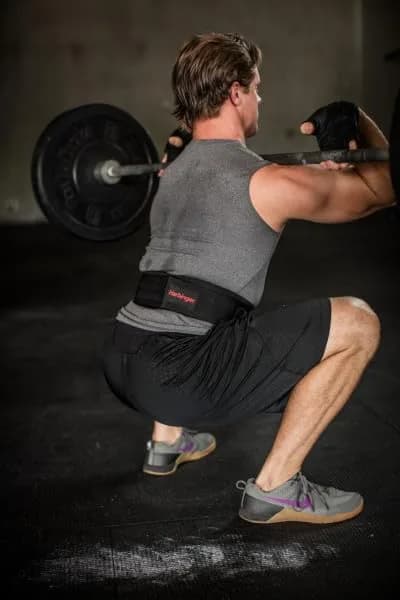 Harbinger 4-Inch Nylon Weightlifting Belt Medium Black | Supports 29-33 Inch Waist thumbnail 6