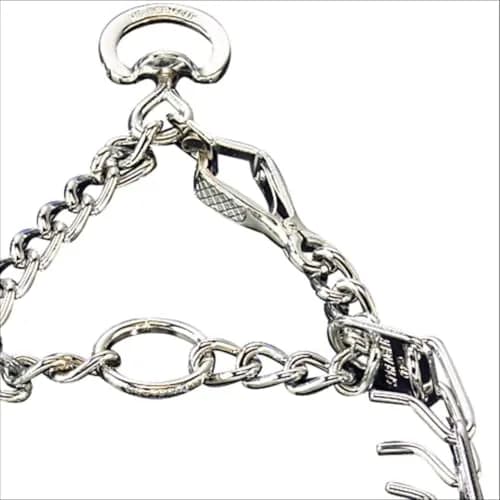 Herm Sprenger Chrome Plated Steel Training Prong Collar with Quick Release Snap for Dogs, 58cm (23in) x 3.2mm, Neck Size Up to 19 Inches thumbnail 4