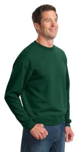 Jerzees NuBlend Crew Neck Sweatshirt Medium | Pill-Resistant Cotton-Poly Blend thumbnail 3