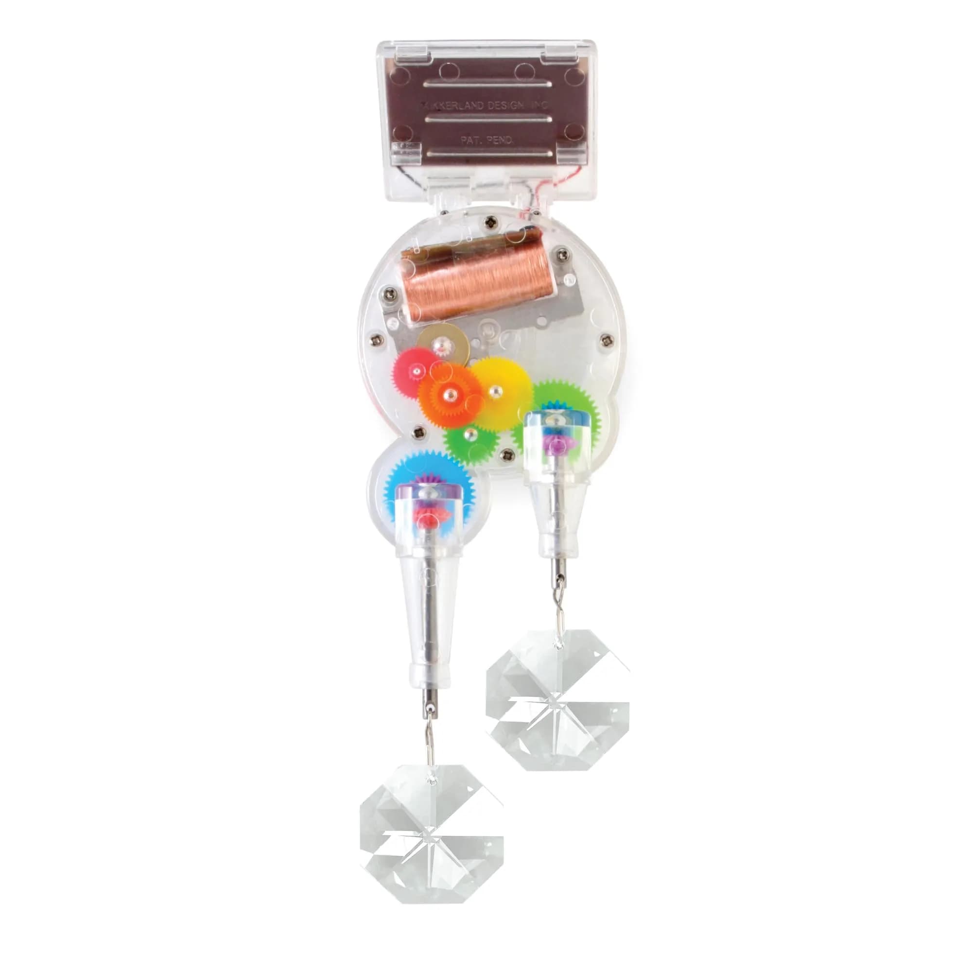 Kikkerland Solar Powered Rainbow Maker Prism Suncatcher 7 inches (17.78 cm) | Refracts Sunlight into Rainbows