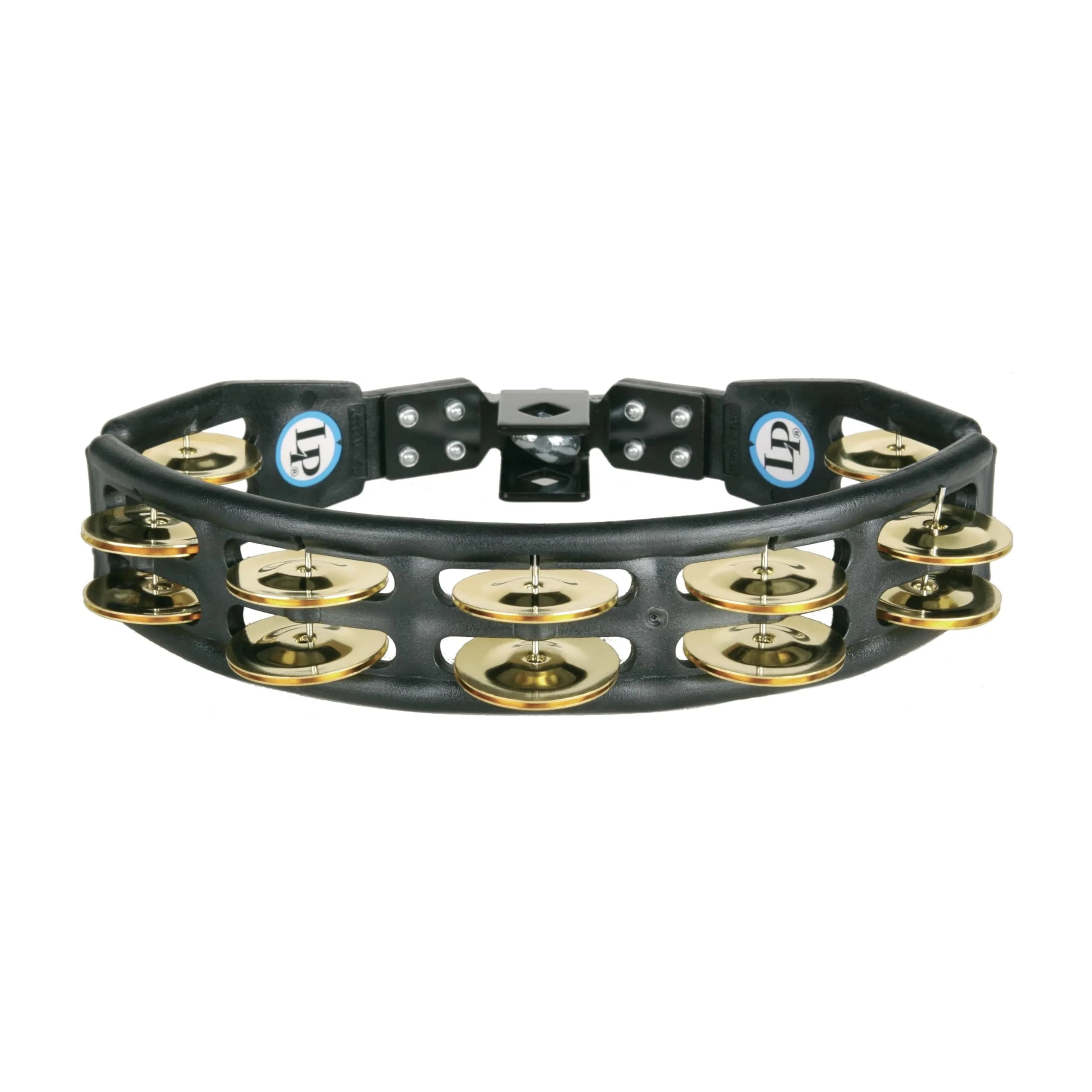 Latin Percussion LP175 Cyclops Brass Jingles Tambourine | Mountable for Drum Set - main product image