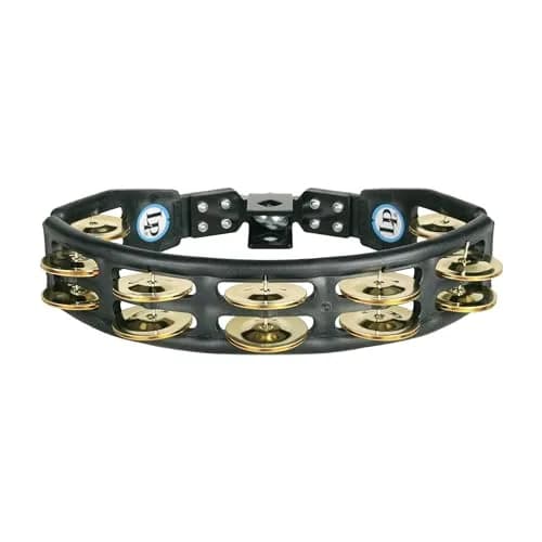 Latin Percussion LP175 Cyclops Brass Jingles Tambourine | Mountable for Drum Set thumbnail 1