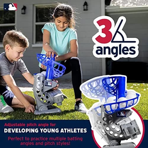 Franklin Sports MLB Pitching Machine with 6 Aero-Strike Balls | Adjustable Height & Angle thumbnail 9