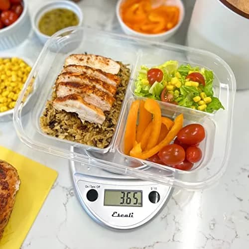 Escali Primo Digital Kitchen Scale with Tare Function, 5000g (11 lb) Capacity, Chrome | Precise Weight Measuring for Baking and Portion Control thumbnail 6