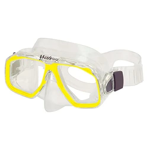 AKONA Wahoo Jr Snorkeling Mask with Silicone Skirt and Tempered Glass | Youth Size, Clear Seal, Adjustable Strap thumbnail 1