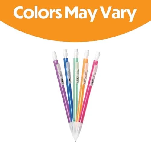 BIC Xtra-Sparkle Number 2 Mechanical Pencils, 24-Count Pack, 0.7mm Point | Smooth Writing, Erasable, Refillable thumbnail 2