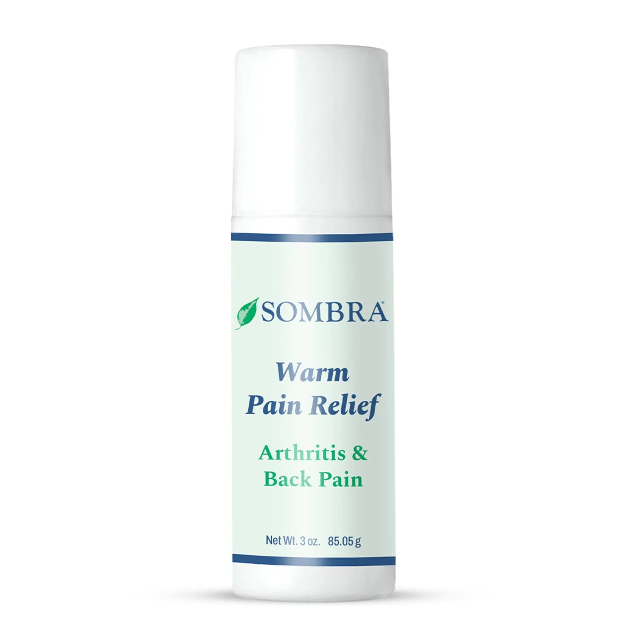 Sombra Warm Therapy Pain Relieving Gel 454 g (16 oz) - 2 Pack | Arthritis, Back Pain & Pre-Exercise Rub — White