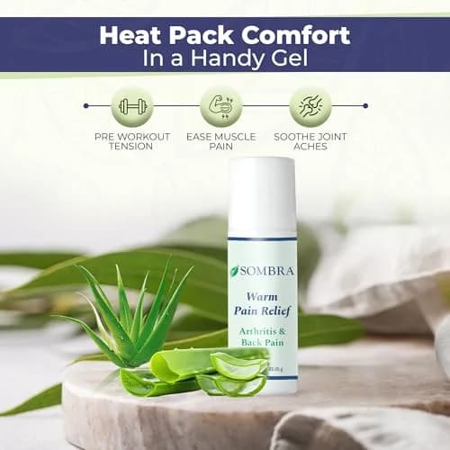 Sombra Warm Pain Relief Gel Roll-On 88.7 ml (3 oz) | Targeted Arthritis & Muscle Pain Relief thumbnail 2