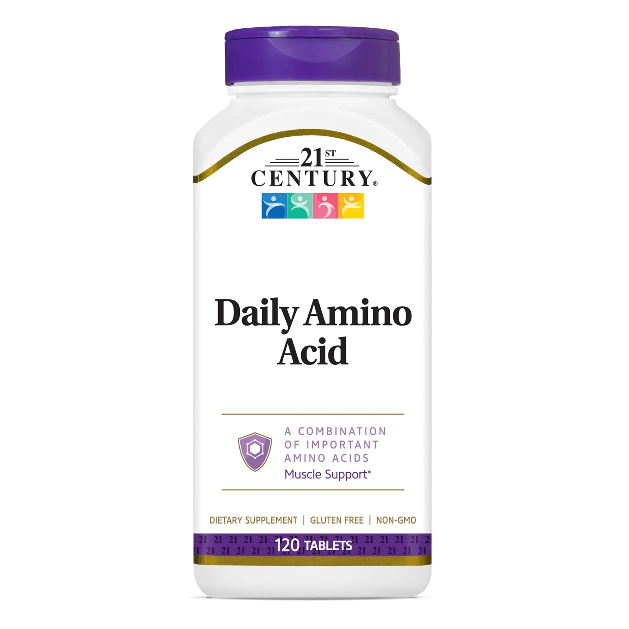 21st Century Daily Amino Acid Tablets 120 Count | Supports Muscle Recovery & Wellness - main product image