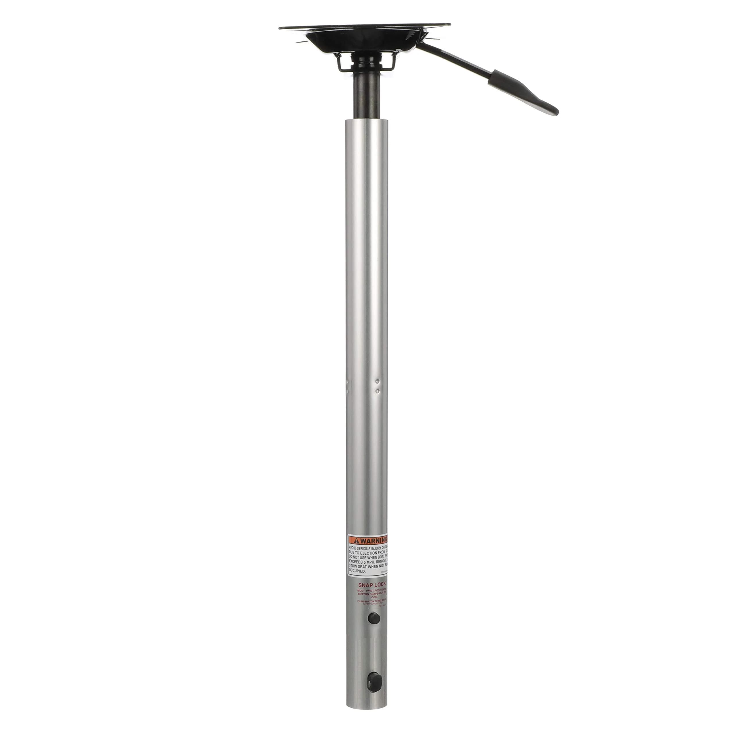 attwood Snap-Lock 1.77-Inch Post, Adjustable Height 24-30 Inches | Marine Seat Mount with ABYC Standards — Unspecified