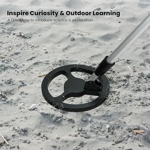 Bounty Hunter Junior Metal Detector for Kids | 15.2 cm (6") Coil, 22"-31.5" Adjustable Length thumbnail 7
