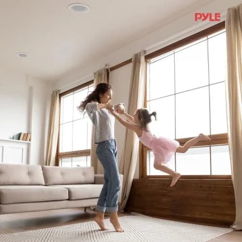 Pyle PDIC61RD 6.5-inch In-Wall/In-Ceiling Speakers - Pair of 2-Way 200W Peak Power | 70Hz-20kHz Frequency Response thumbnail 9