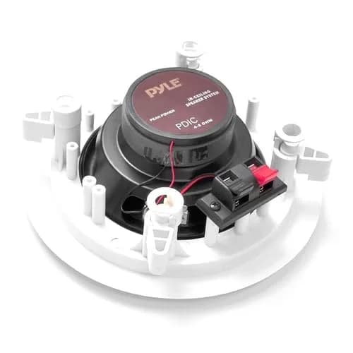 Pyle PDIC61RD 6.5-inch In-Wall/In-Ceiling Speakers - Pair of 2-Way 200W Peak Power | 70Hz-20kHz Frequency Response thumbnail 4
