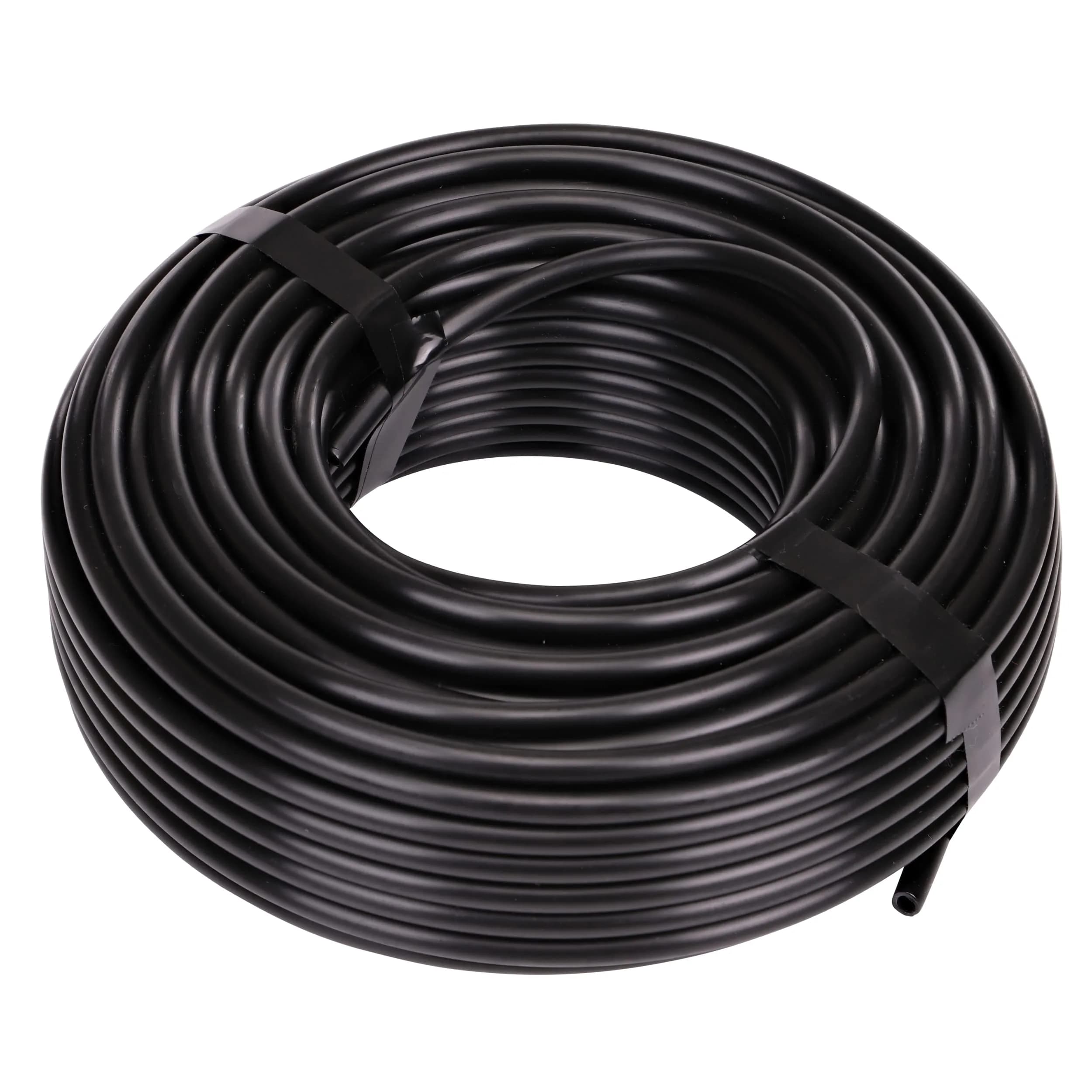 Raindrip 1/4-Inch Drip Irrigation Supply Tubing 100 ft (30.48 m) | Black Polyethylene Micro Tubing for Gardens - main product image
