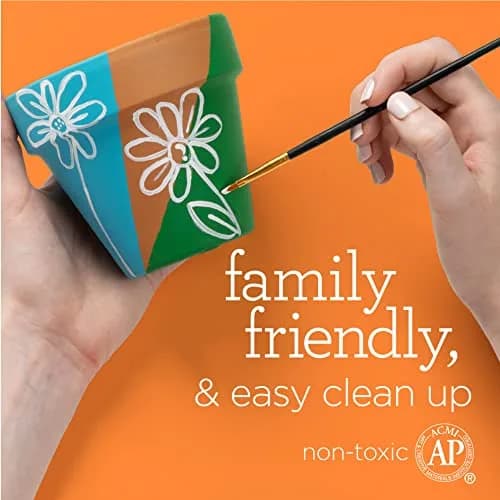 Apple Barrel Acrylic Paint, Neon Blue, 2 fl oz (59 ml) | Non-Toxic, Water-Based Craft Paint thumbnail 8
