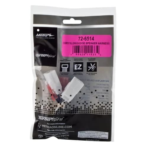Metra 72-6514 Speaker Harness for Select Chrysler/Dodge Vehicles | Plug-n-Play Car Audio Wiring thumbnail 2