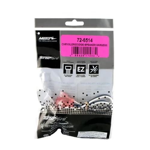 Metra 72-6514 Speaker Harness for Select Chrysler/Dodge Vehicles | Plug-n-Play Car Audio Wiring thumbnail 3