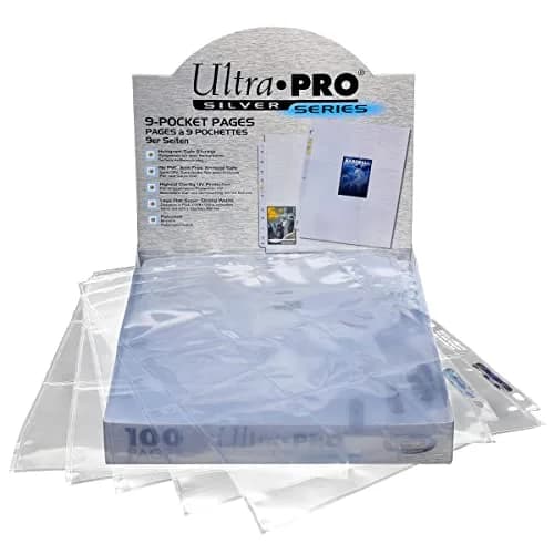 Ultra PRO 11-Hole Punch 9-Pocket Pages Silver Series | Acid-Free, UV Protected, 100 Pages thumbnail 5