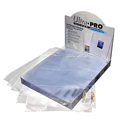 Ultra PRO 11-Hole Punch 9-Pocket Pages Silver Series | Acid-Free, UV Protected, 100 Pages thumbnail 6
