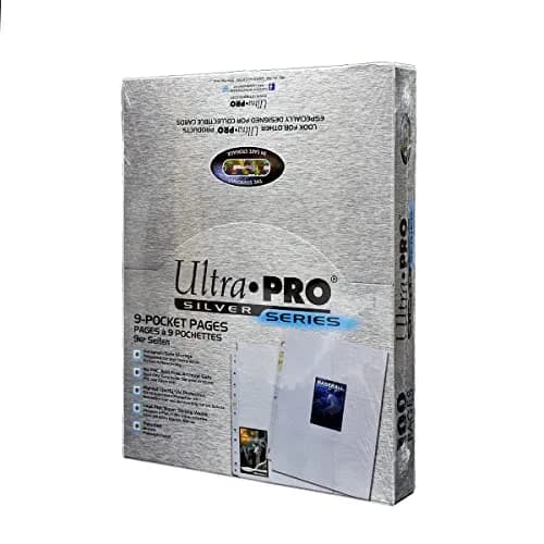 Ultra PRO 11-Hole Punch 9-Pocket Pages Silver Series | Acid-Free, UV Protected, 100 Pages thumbnail 2