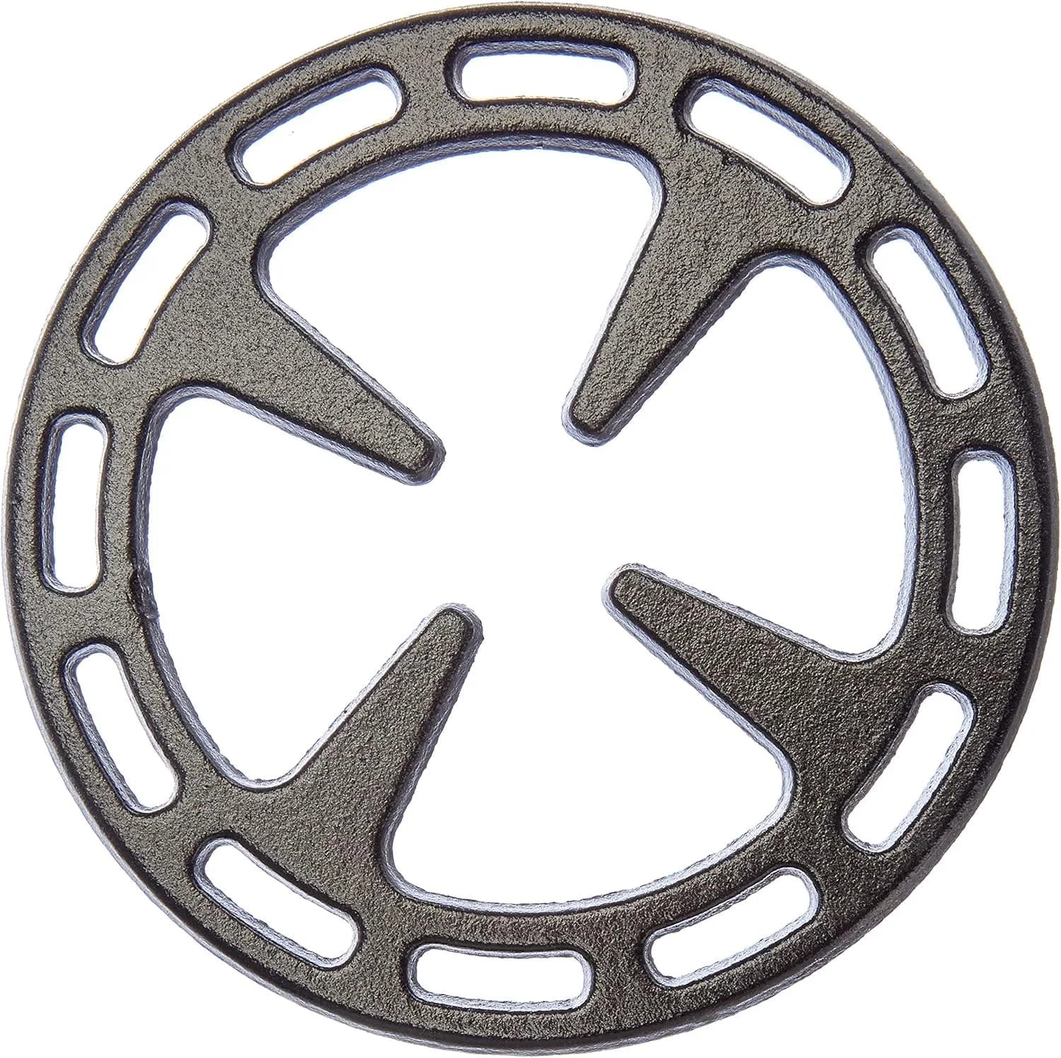 Ilsa Cast Iron Gas Stove Ring Reducer 12 cm (4.75 Inch) | Stabilizes Small Cookware on Gas Burners — Gas Ring Reducer