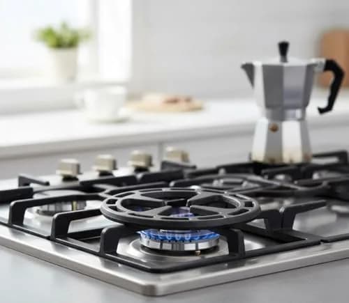Ilsa Cast Iron Gas Stove Ring Reducer 12 cm (4.75 Inch) | Stabilizes Small Cookware on Gas Burners thumbnail 4