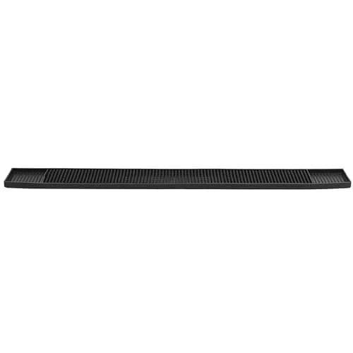 Winco 27-Inch x 3.25-Inch Bar Mat, Black, Medium | NSF-Certified Spill Protection & Space Saving thumbnail 1