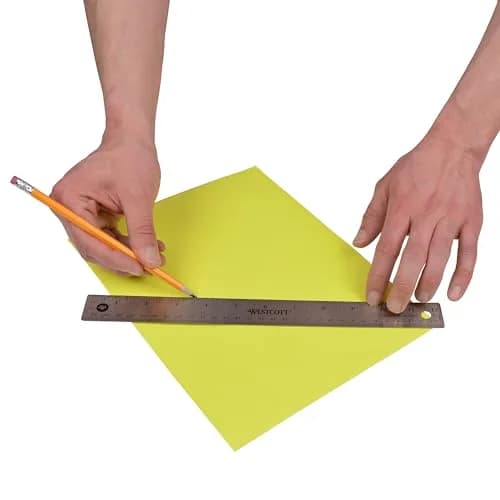 Westcott 12-Inch Stainless Steel Ruler with Cork Base | Etched Dual Scale thumbnail 2